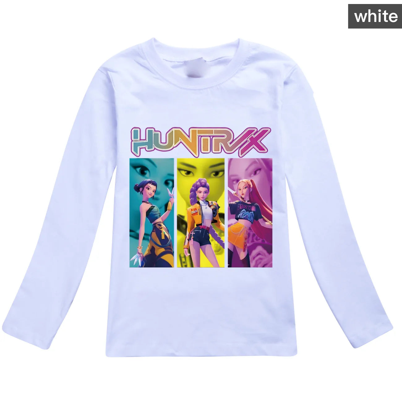 Camiseta Manga Larga KPop Demon Hunters Niños - Sudadera Algodón Streetwear