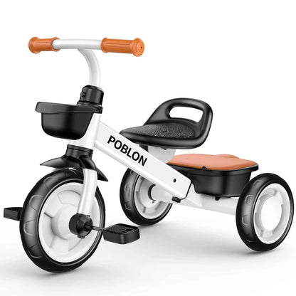 Bicicleta Equilibrio 3 Ruedas Sin Pedales 3-5 Años - Triciclo Andador Niños Regalo