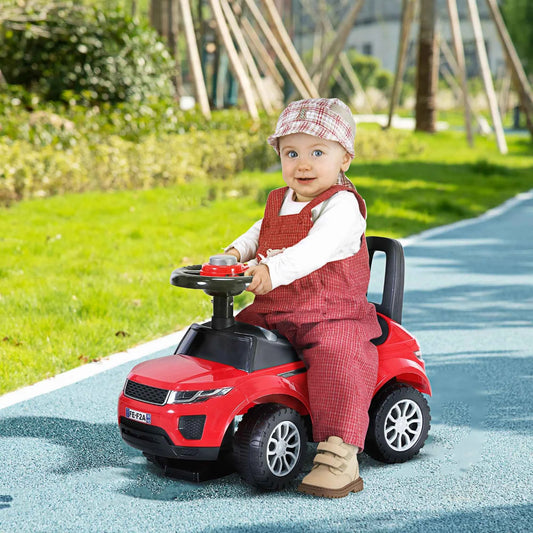 Homcom Quad Ride-On Child Car Without Pedals for Baby Walker Toy