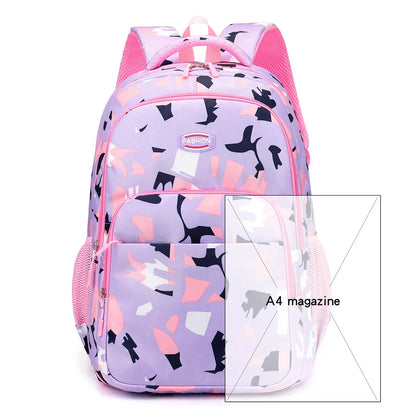 Mochila para Niñas Primaria Grados 4-6 - Elementary School Girls Backpack - Huellitas de Vida