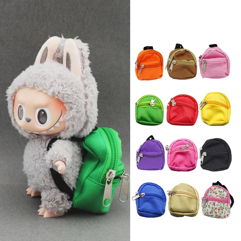 Mochila Canvas Labubu Simulación Mascota - Pet Bag 15-17cm Cute - Huellitas de Vida