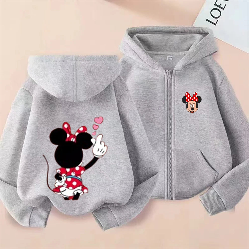 Sudadera Capucha Mickey Mouse Donald Duck Niños 3-12 Años - Hoodie Cremallera Disney