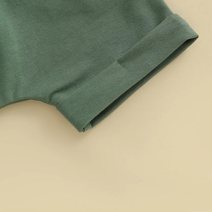 Conjunto Bebé Niño Dinosaurios - Camiseta y Pantalón Verano 2 Piezas
