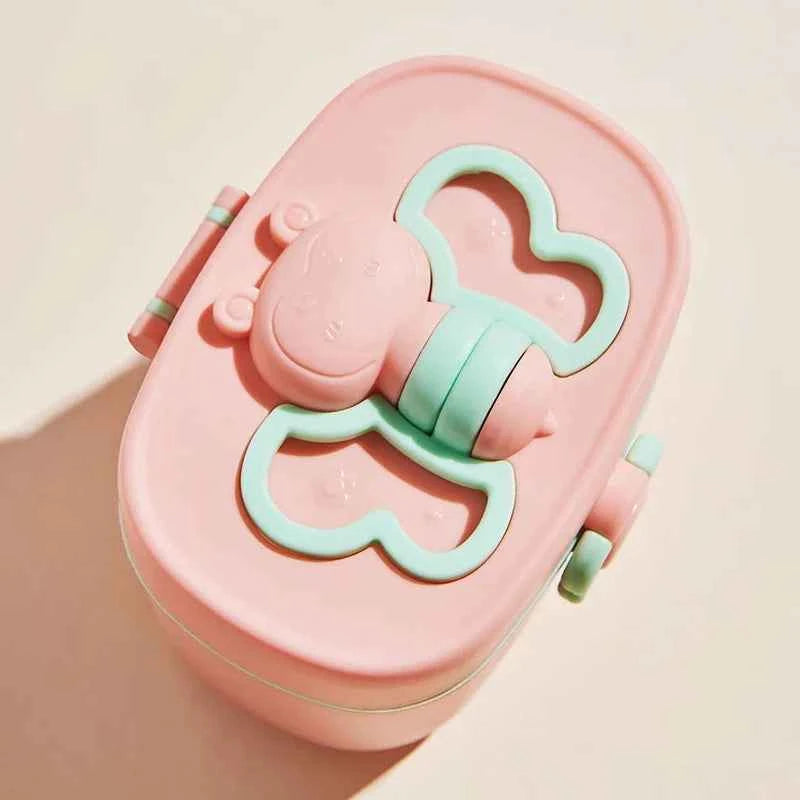 Dispensador Leche Polvo Bebé Portátil - Contenedor Fórmula 3 Compartimentos Viaje