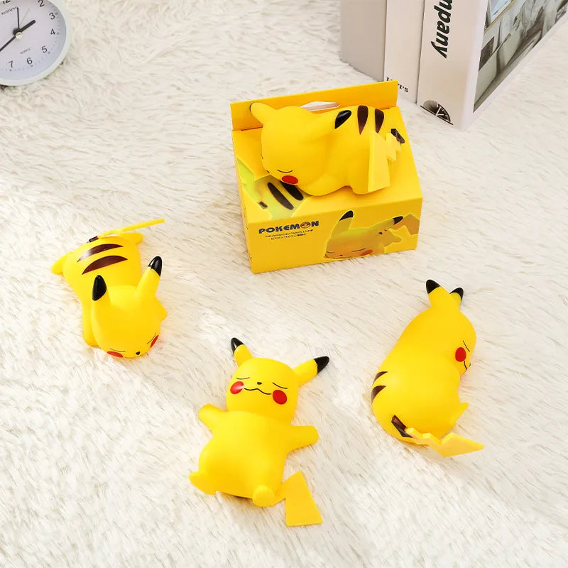 Lámpara Nocturna Pikachu Pokémon - Luz Mesita Noche Niños Juguete Luminoso Regalo Cumpleaños - Huellitas de Vida