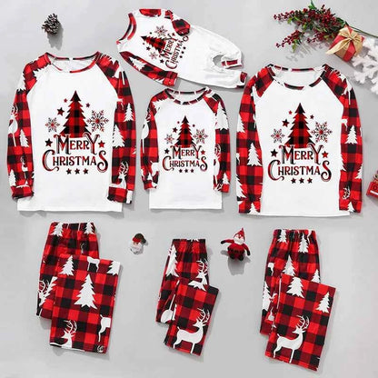 Pijama Navidad Familiar 2 Piezas - Conjunto Mamá Papá Niños Bebé Loungewear