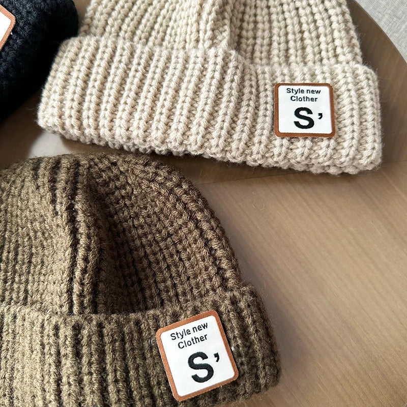 Gorro Bebé Letra S Invierno