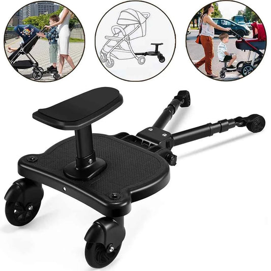 Plataforma Cochecito Universal 2 en 1 Sentar Parar - Adaptador Gemelos Carritos