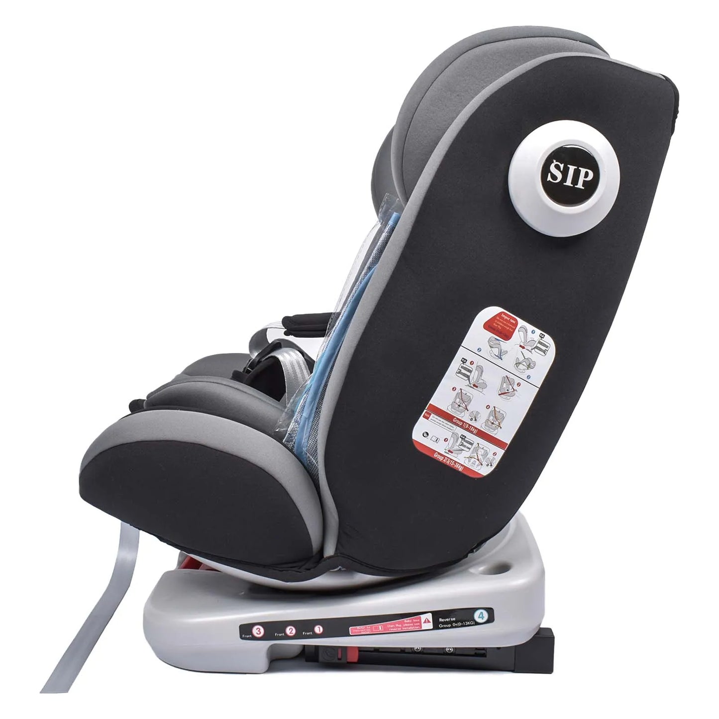 Silla Coche Niños 360° ISOFIX 9-36kg 0-12 Años - Silla Auto Giratoria Cinturón 5 Puntos