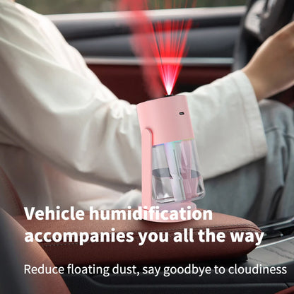 Humidificador Proyector Cielo Estrellado - Difusor Aromas LED Rotatorio USB