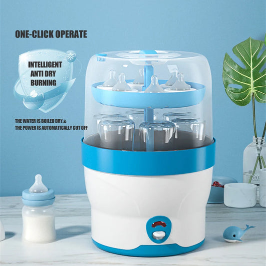 Esterilizador de Biberones Profesional - Apagado Automático Gran Capacidad - Huellitas de Vida