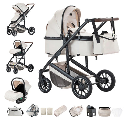 Cochecito Bebé 3 en 1 Portátil