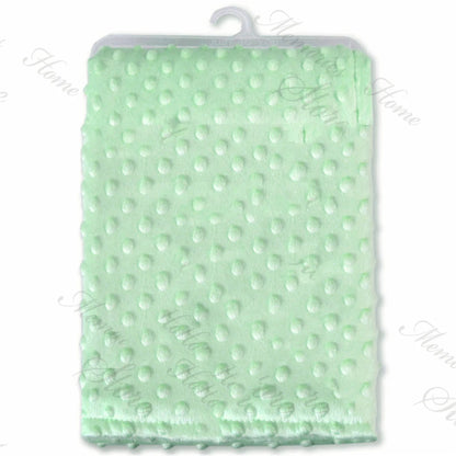 Manta Personalizada Cochecito Bebé - Manta Suave Nombre Bordado Regalo Recién Nacido Baby Shower - Huellitas de Vida
