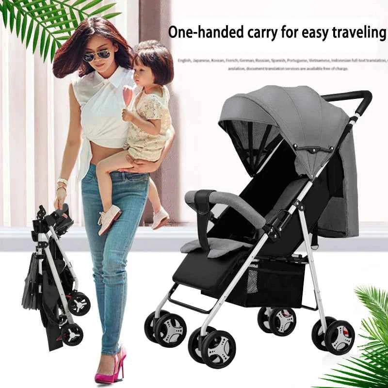 Lightweight stroller Baby carriage baby pram Multi-function Children Light Stroller stroller for luxury baby folding car