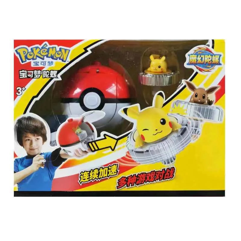 Peonza Batalla Pokémon Arena - Spinning Top Pikachu Charmander Squirtle Niños