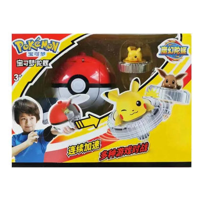 Peonza Batalla Pokémon Arena - Spinning Top Pikachu Charmander Squirtle Niños