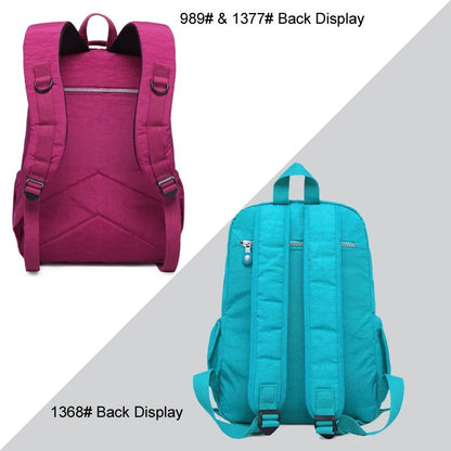 Mochila Escolar 2025 - Teenage Girl Nylon Impermeable Laptop - Huellitas de Vida