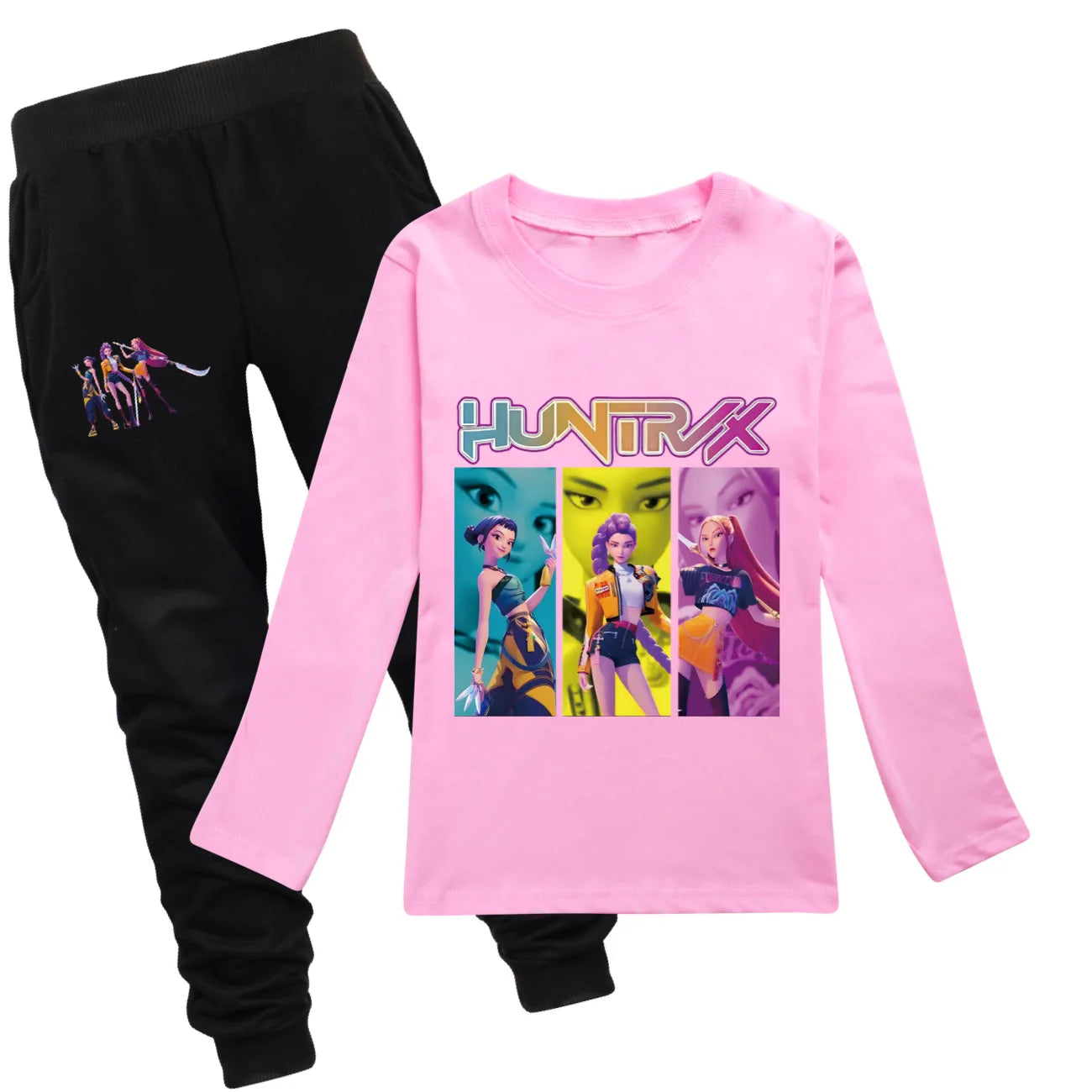 Camiseta Manga Larga KPop Demon Hunters Niños - Sudadera Algodón Streetwear