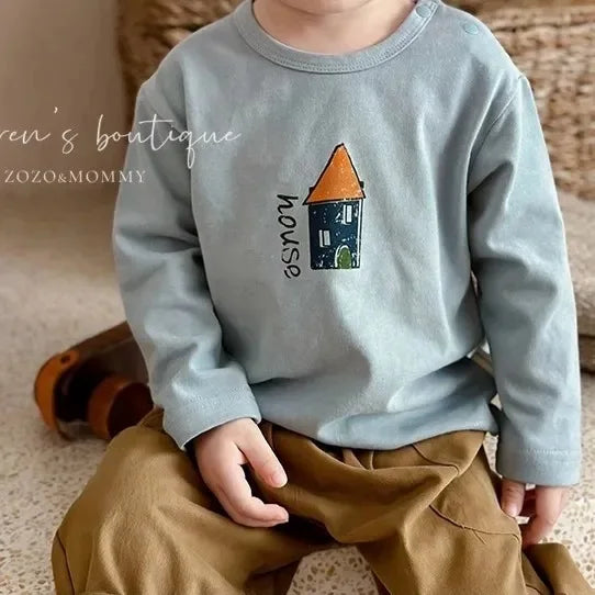 Camiseta Manga Larga Niños Otoño