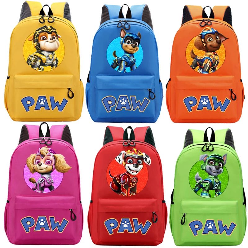 Mochila Paw Patrol Impermeable Nylon - Alta Capacidad para Estudiantes - Huellitas de Vida
