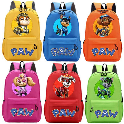 Mochila Paw Patrol Impermeable Nylon - Alta Capacidad para Estudiantes - Huellitas de Vida