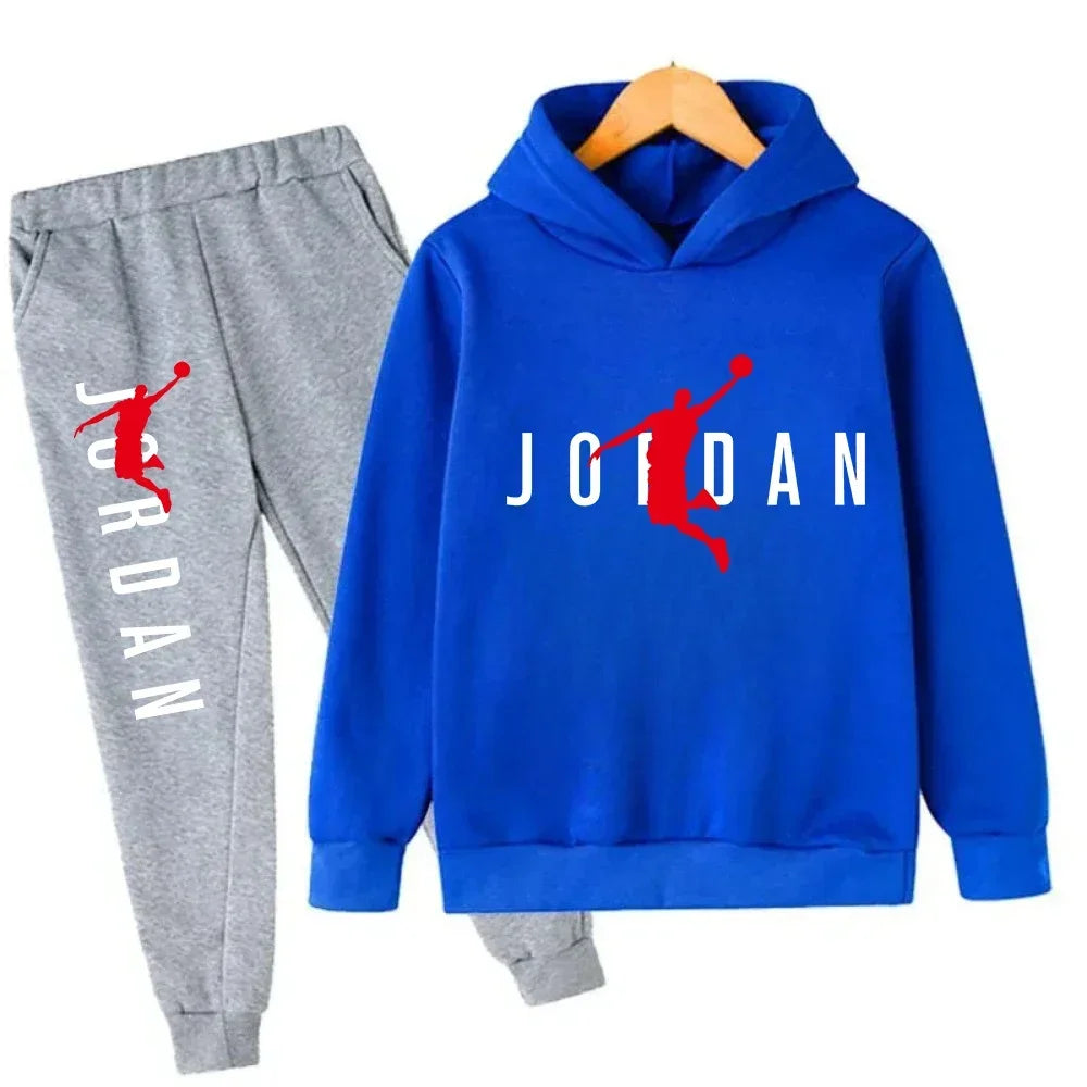 Conjunto Deportivo Slam Dunk Niños - Sudadera y Pantalón Baloncesto 2 Piezas