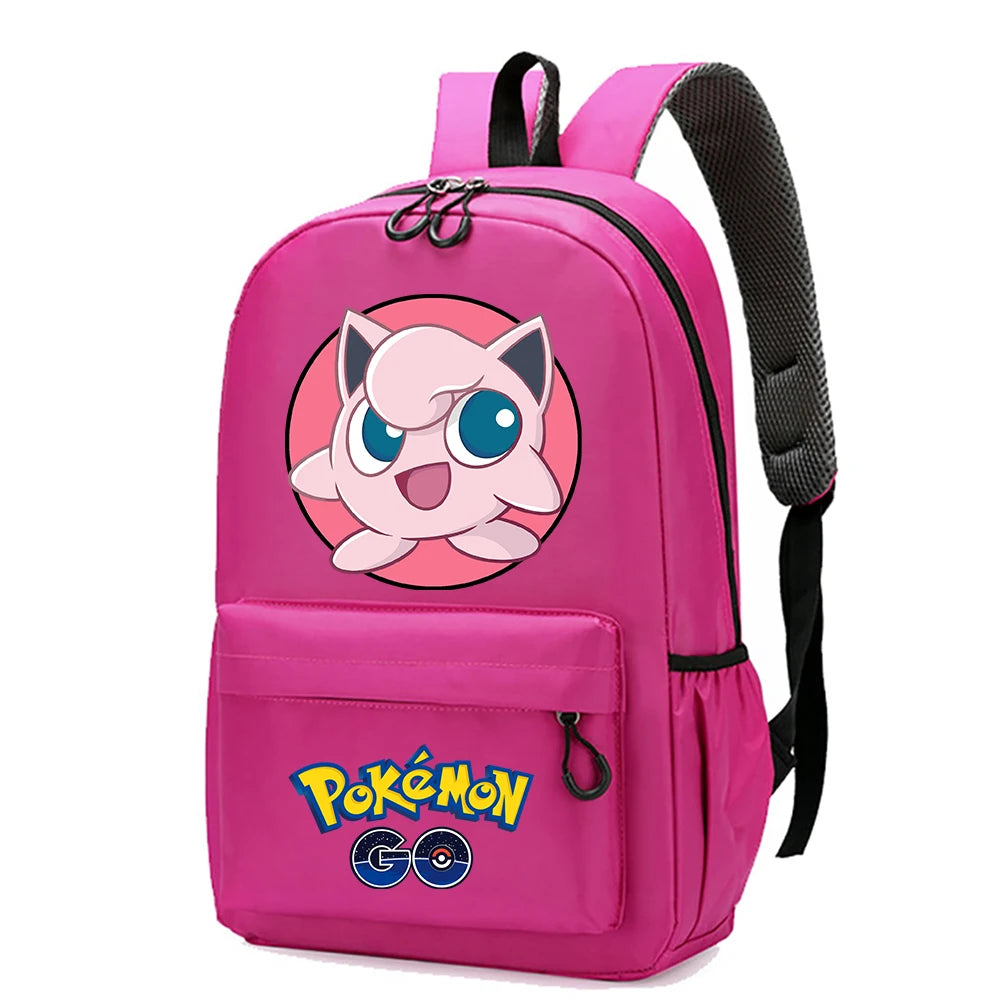 Mochila Pokémon Pikachu Gran Capacidad - Anime Escolar Primaria - Huellitas de Vida