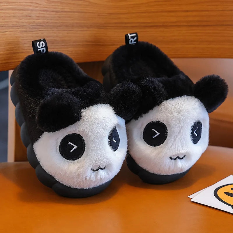 Zapatillas Algodón Niñas Cartoon - Pantuflas Felpa Cálidas Otoño Invierno Diseño Adorable - Huellitas de Vida