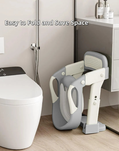 Asiento Entrenamiento Baño 3 en 1 Escalera Niños - Orinal Reductor WC Antideslizante