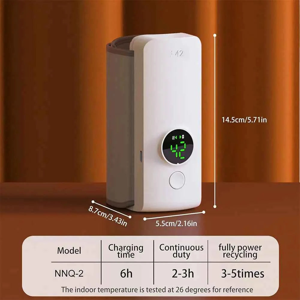 Calienta Biberones Portátil Recargable Sin Cables - Control Temperatura Viaje Camping