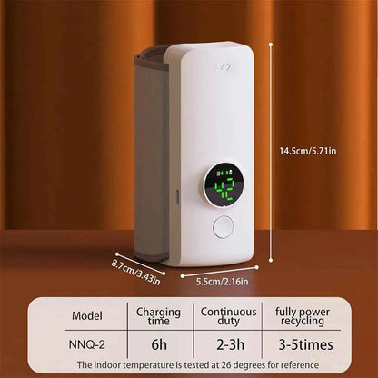 Calienta Biberones Portátil Recargable Sin Cables - Control Temperatura Viaje Camping