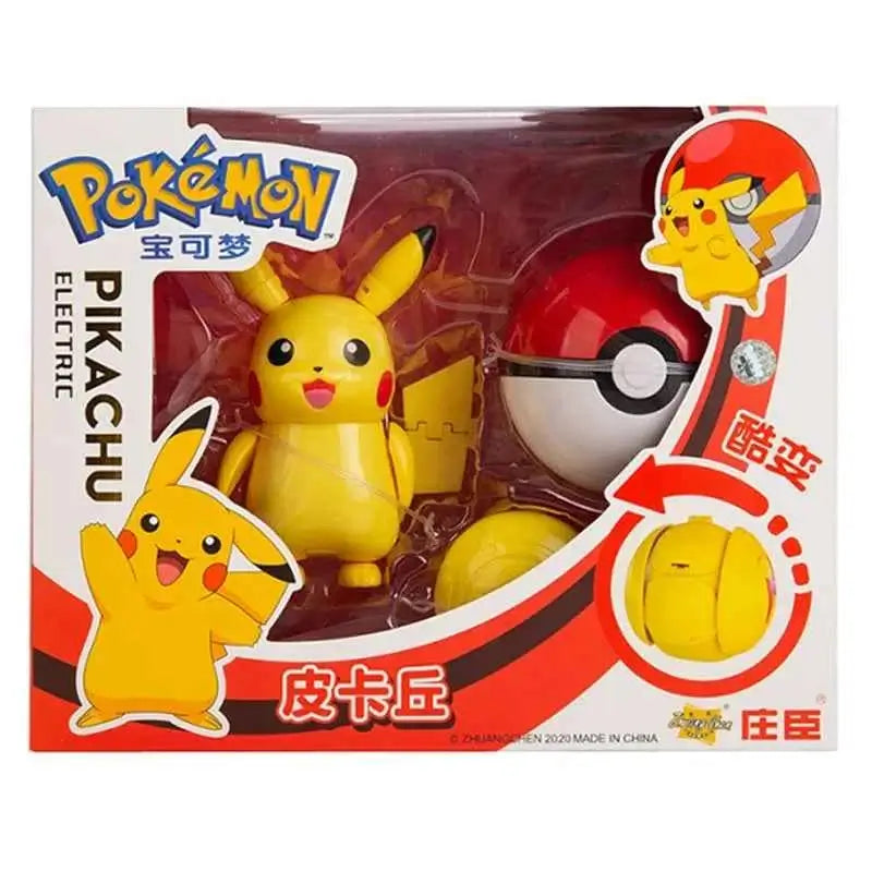 Figura Pokémon Blastoise Transformable - Pokeball Acción Deformación Niños Regalo