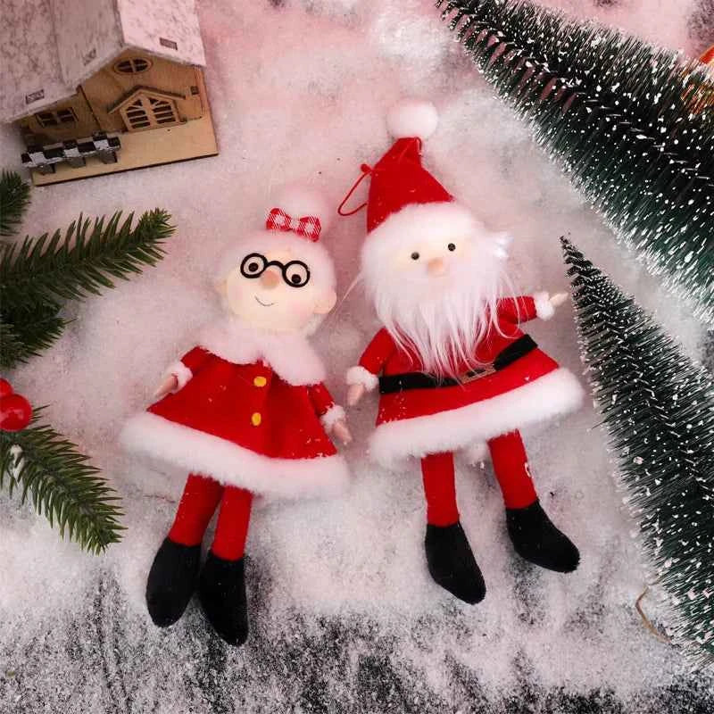 Elfos Navidad Peluche Colgantes Árbol - Muñecos Decoración Navideña Niño Niña Regalo