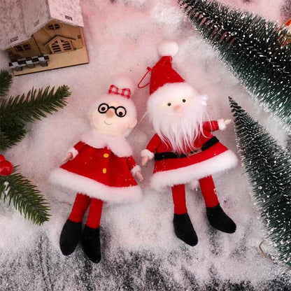 Elfos Navidad Peluche Colgantes Árbol - Muñecos Decoración Navideña Niño Niña Regalo