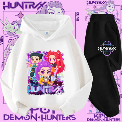 Conjunto Sudadera Niños K-pop - Sudadera y Pantalón 2 Piezas Estampado