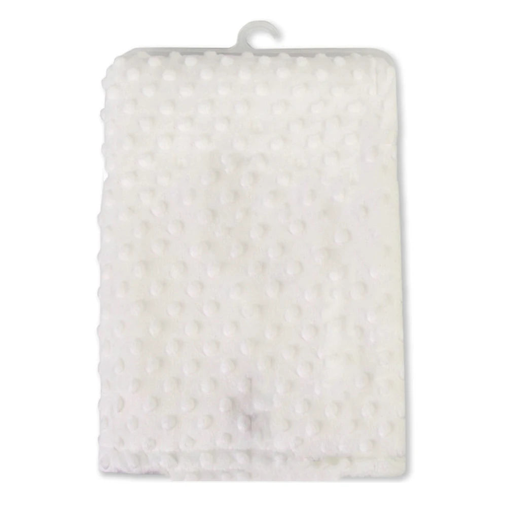 Manta Personalizada Cochecito Bebé - Manta Suave Nombre Bordado Regalo Recién Nacido Baby Shower - Huellitas de Vida