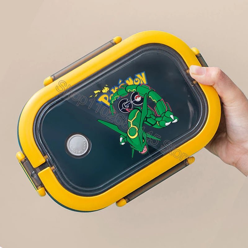 Fiambrera Bento Pokémon Pikachu Capa Simple - Gran Capacidad Niños - Huellitas de Vida