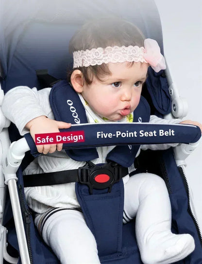 Cochecito Bebé 3 en 1 - Sistema Viaje Multifuncional Recién Nacido Silla Coche Capazo - Huellitas de Vida