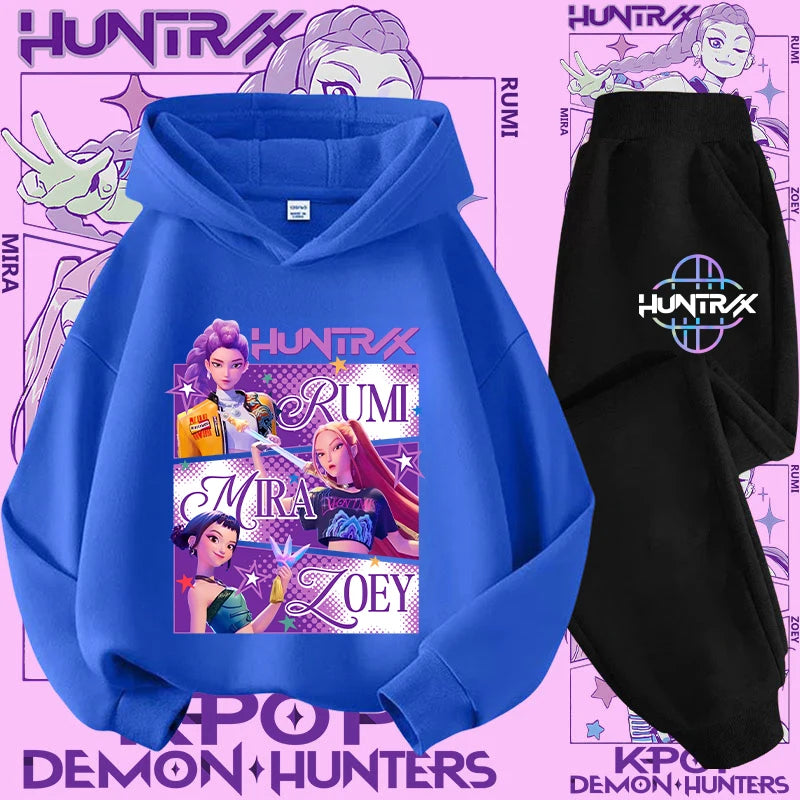 Conjunto Sudadera Niños K-pop - Sudadera y Pantalón 2 Piezas Estampado