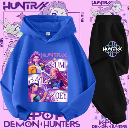 Conjunto Sudadera Niños K-pop - Sudadera y Pantalón 2 Piezas Estampado