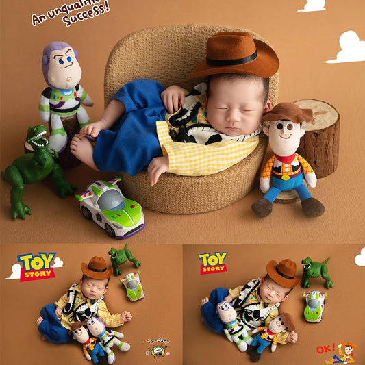 Outfit Fotografía Recién Nacido Anime - Disfraz Cosplay Niño Sesión Fotos Estudio Accesorios - Huellitas de Vida
