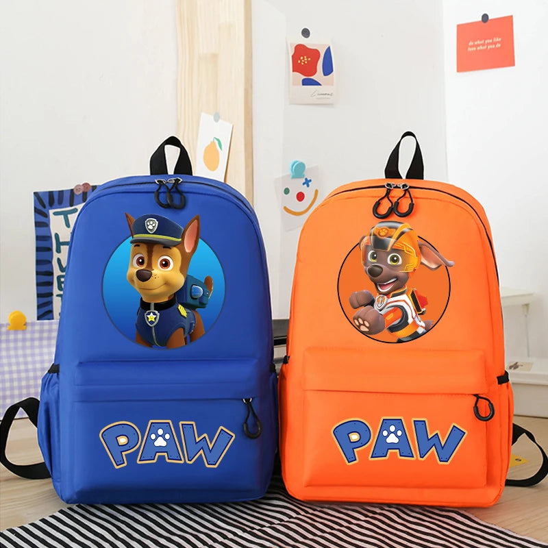 Mochila Paw Patrol Impermeable Nylon - Alta Capacidad para Estudiantes - Huellitas de Vida