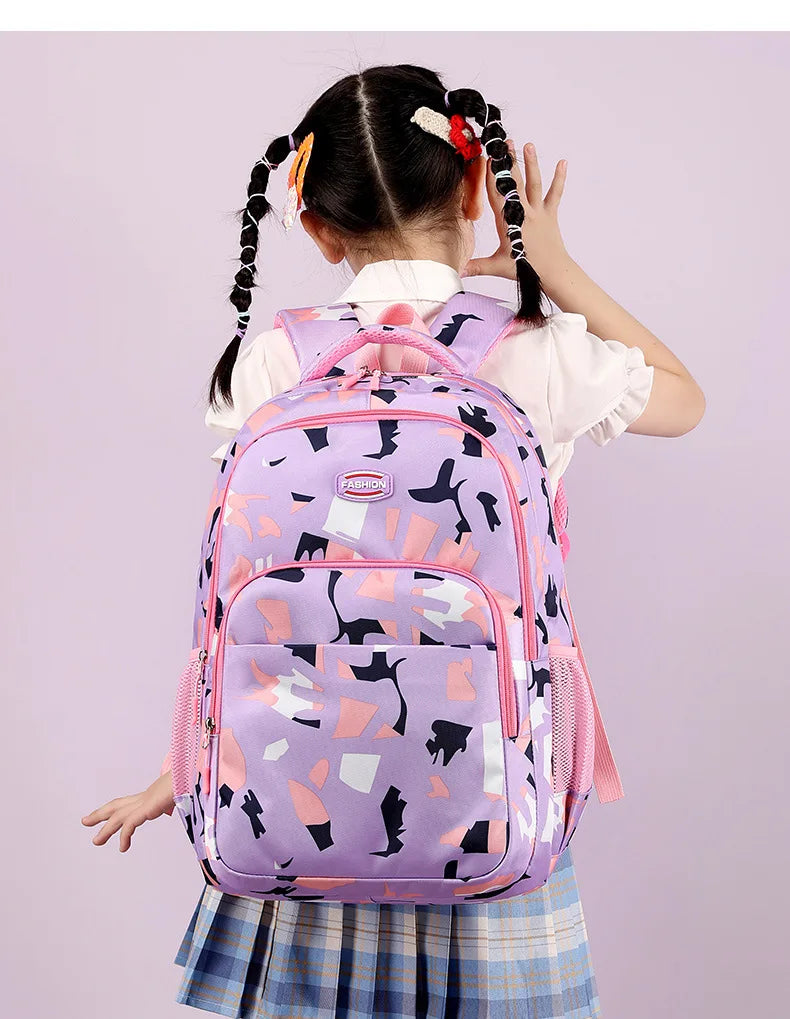 Mochila para Niñas Primaria Grados 4-6 - Elementary School Girls Backpack - Huellitas de Vida