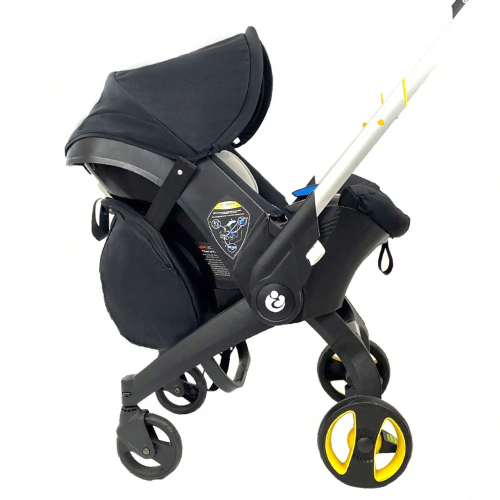 Bolsa Almacenamiento Silla Coche Bebé - Mochila Viaje Compatible Doona Cochecito Accesorios - Huellitas de Vida