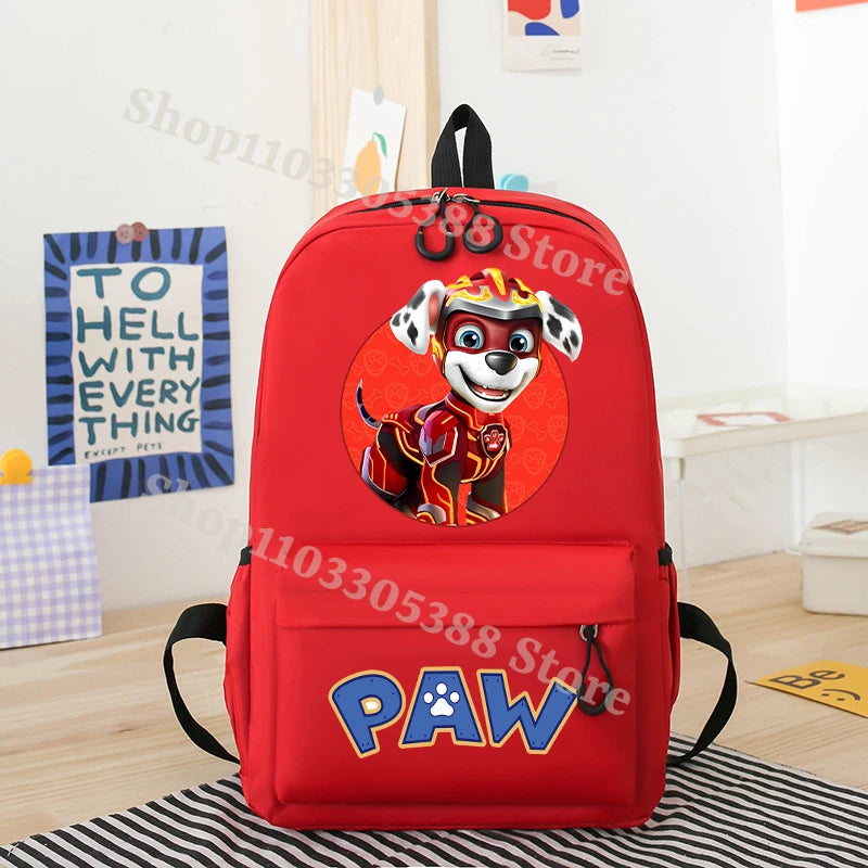 Mochila Paw Patrol Impermeable Nylon - Alta Capacidad para Estudiantes - Huellitas de Vida