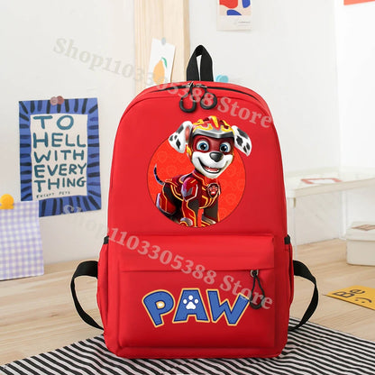 Mochila Paw Patrol Impermeable Nylon - Alta Capacidad para Estudiantes - Huellitas de Vida