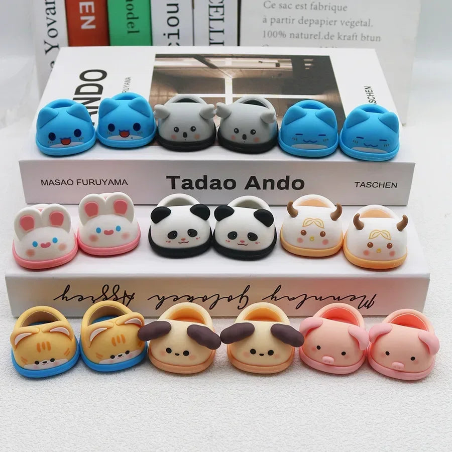 Zapatos para Labubu 15-17cm - Animal Slippers Macaron Princess Cute - Huellitas de Vida
