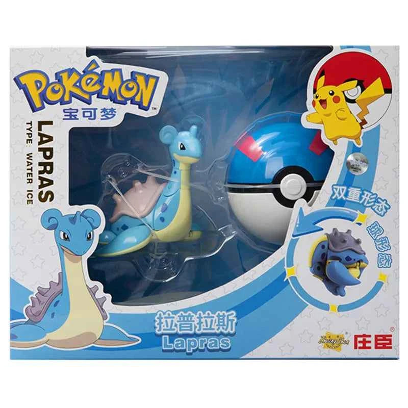 Figura Pokémon Blastoise Transformable - Pokeball Acción Deformación Niños Regalo