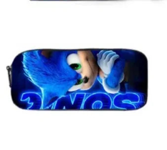 Set Mochila Sonic 3 Piezas - Mochila Escolar + Bolsa Almuerzo + Estuche - Huellitas de Vida