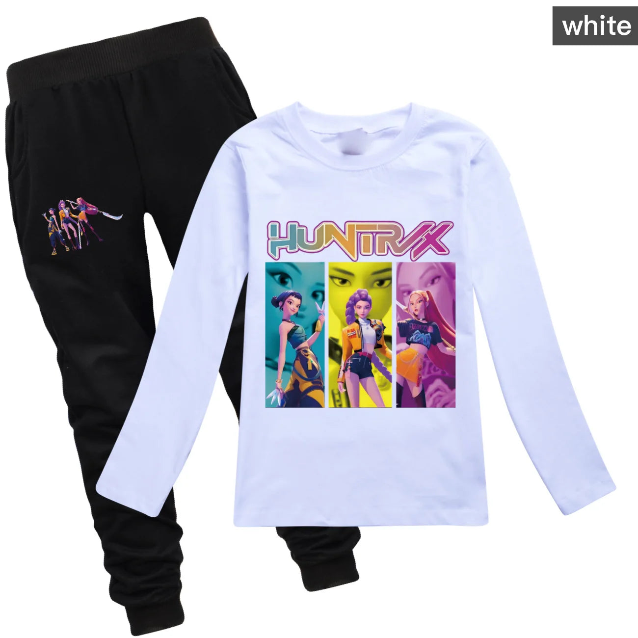 Camiseta Manga Larga KPop Demon Hunters Niños - Sudadera Algodón Streetwear